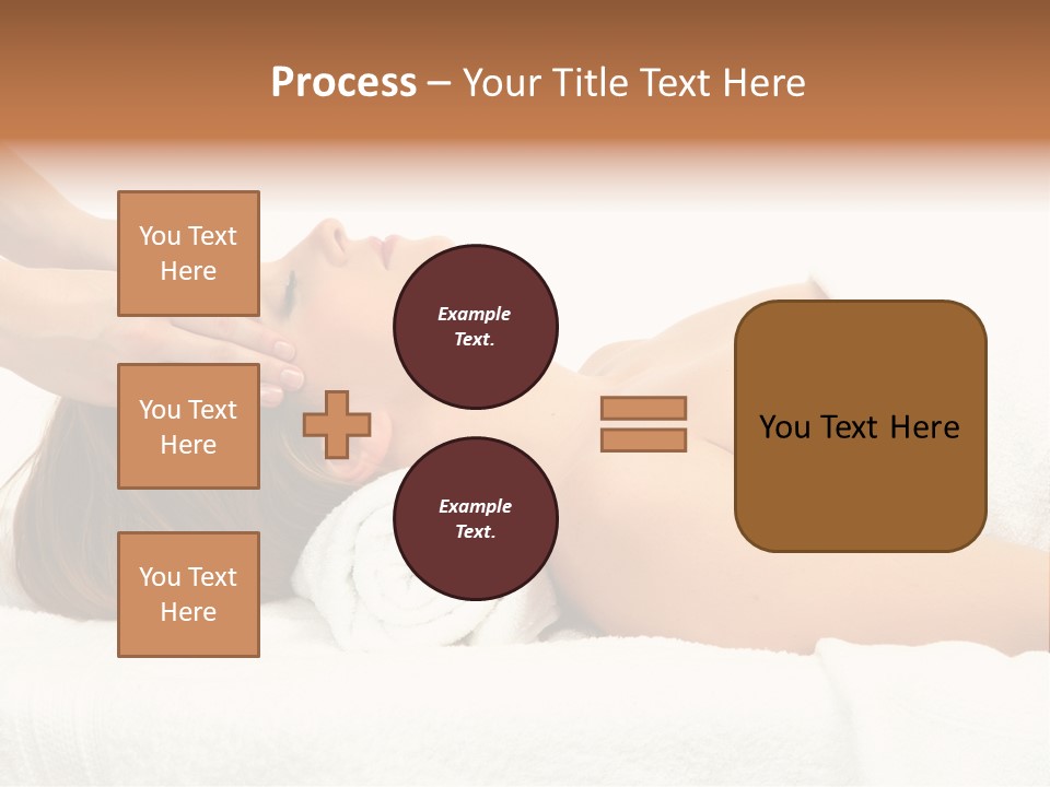 White Portrait Hand PowerPoint Template