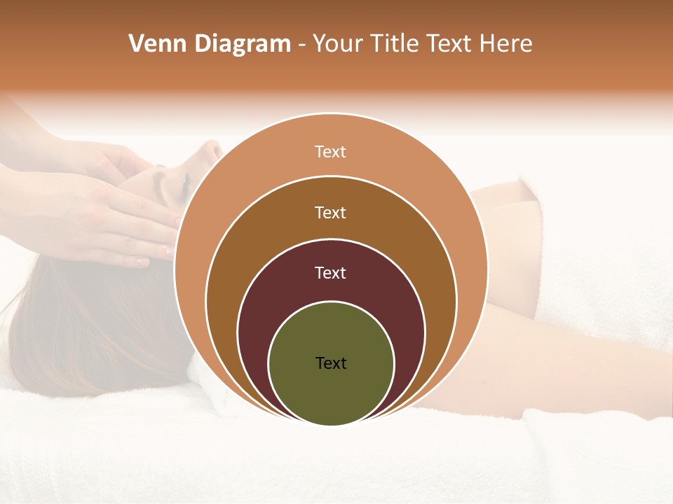 White Portrait Hand PowerPoint Template