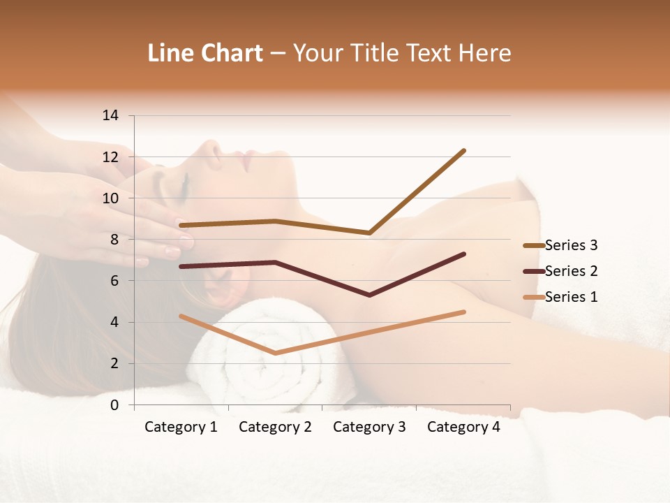 White Portrait Hand PowerPoint Template
