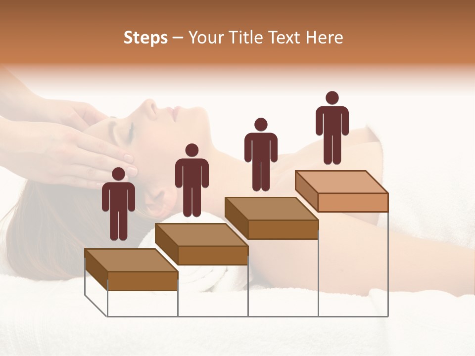 White Portrait Hand PowerPoint Template