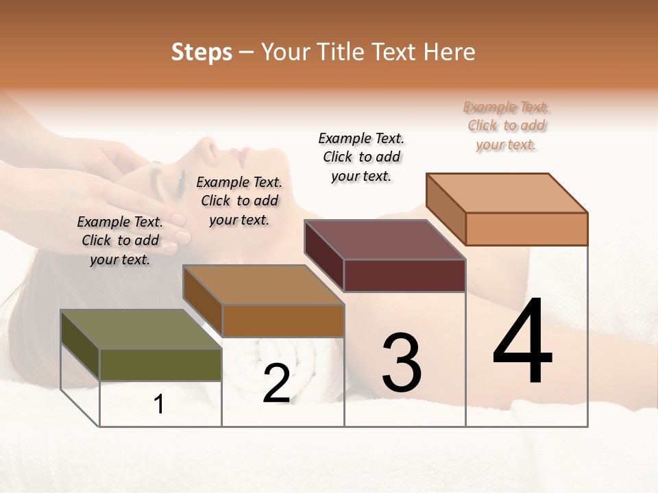 White Portrait Hand PowerPoint Template