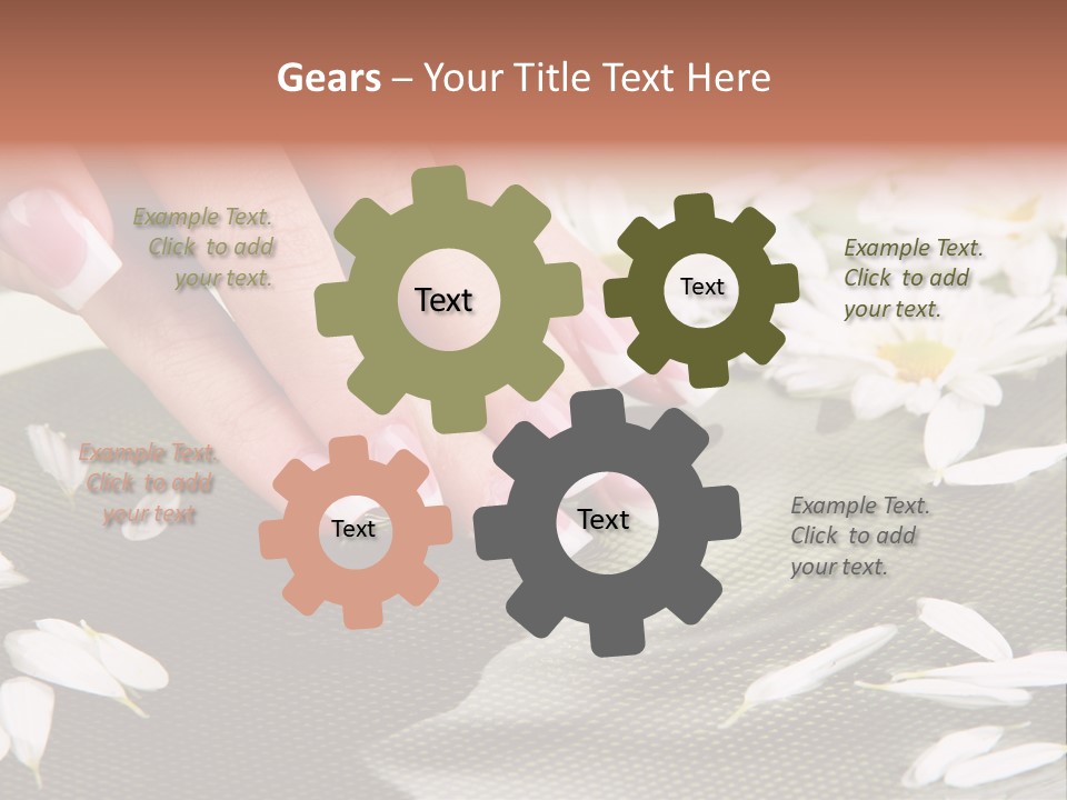 Bowl Massage Fresh PowerPoint Template