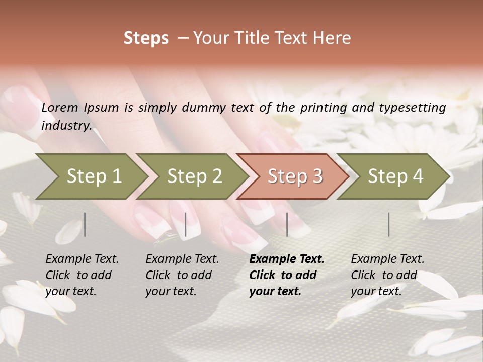 Bowl Massage Fresh PowerPoint Template