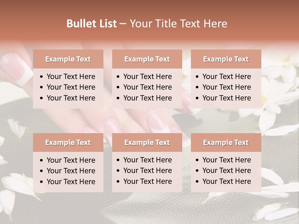 Bowl Massage Fresh PowerPoint Template