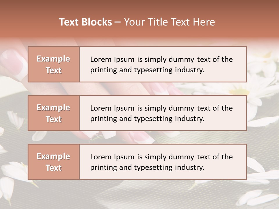 Bowl Massage Fresh PowerPoint Template
