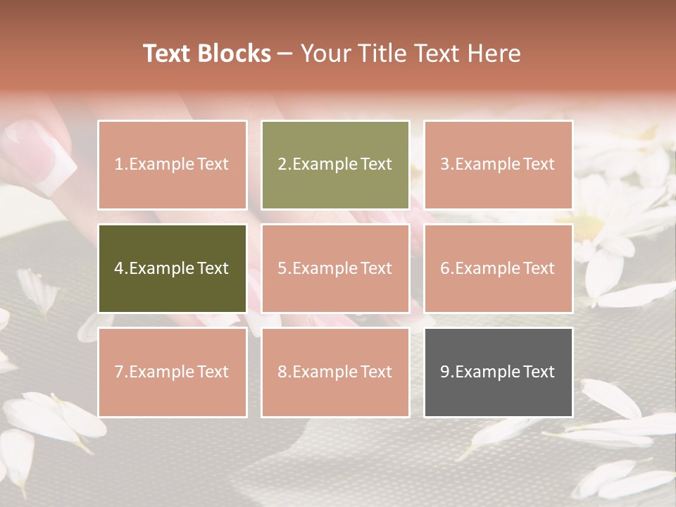 Bowl Massage Fresh PowerPoint Template