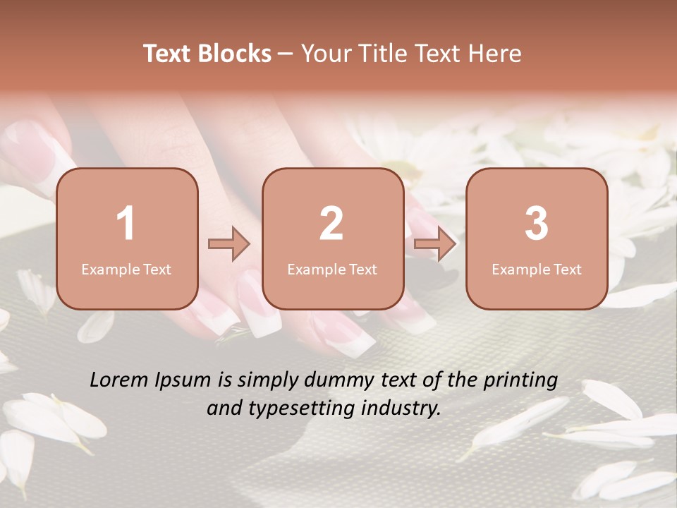 Bowl Massage Fresh PowerPoint Template