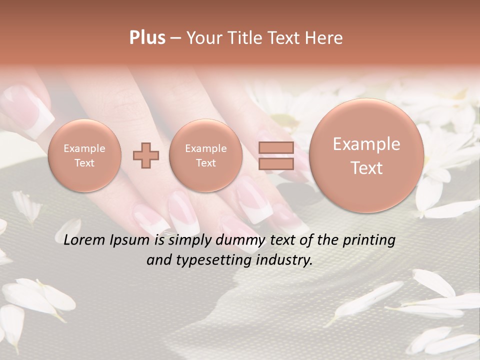 Bowl Massage Fresh PowerPoint Template