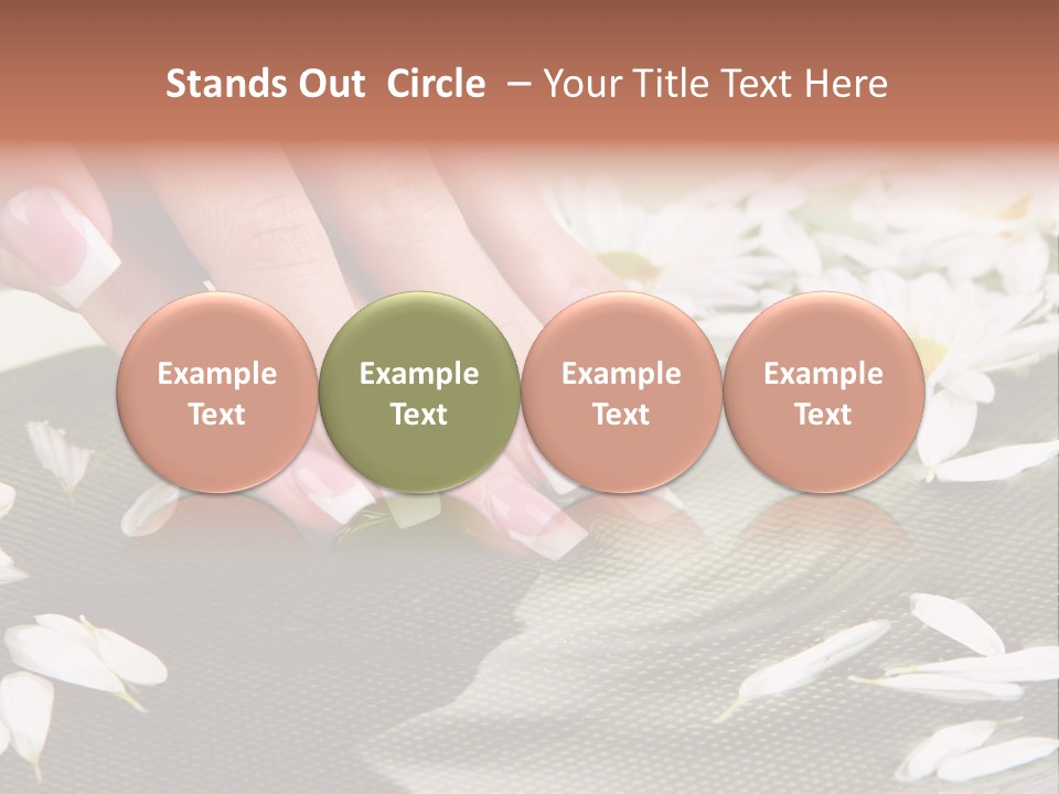 Bowl Massage Fresh PowerPoint Template