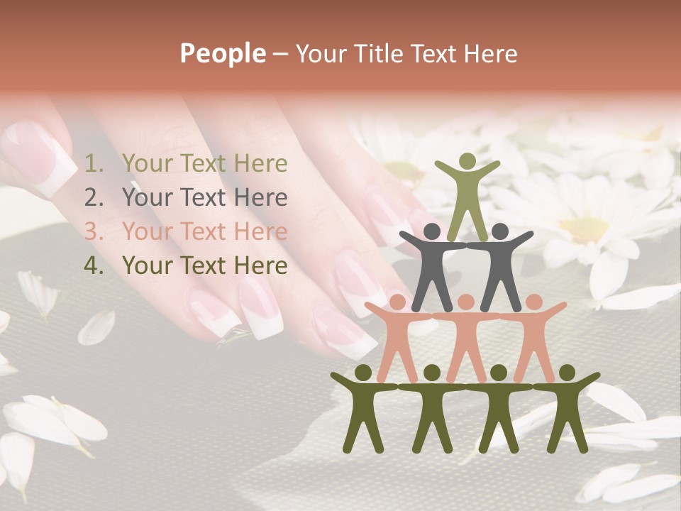 Bowl Massage Fresh PowerPoint Template