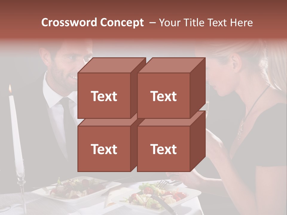 Champagne Celebration Dining PowerPoint Template