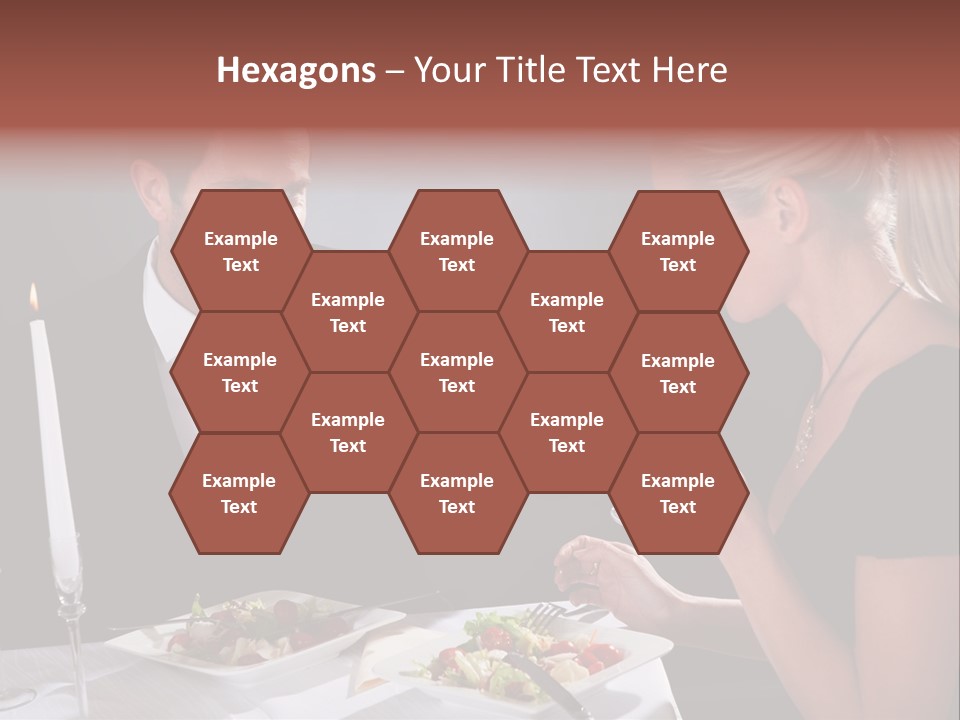 Champagne Celebration Dining PowerPoint Template