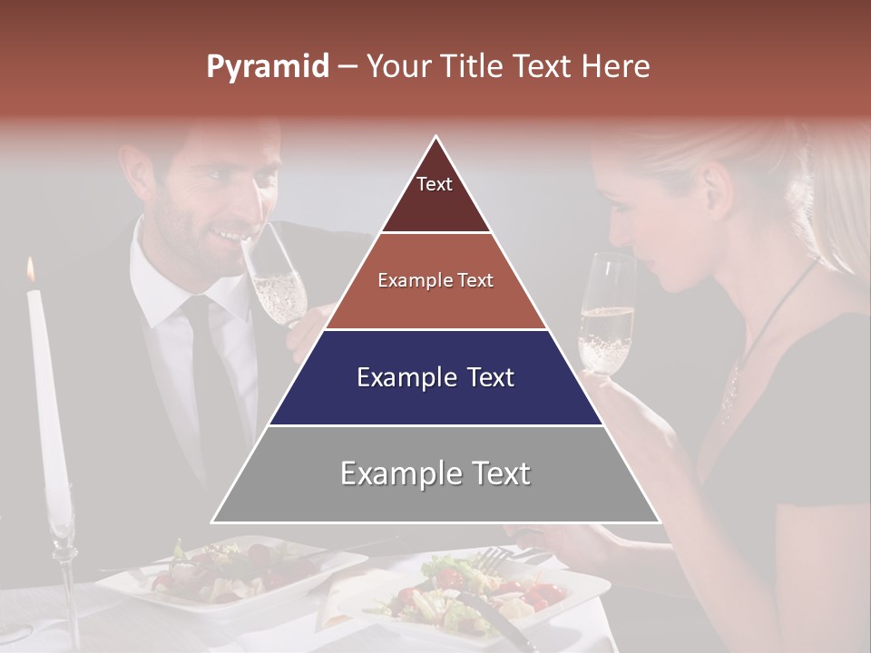 Champagne Celebration Dining PowerPoint Template