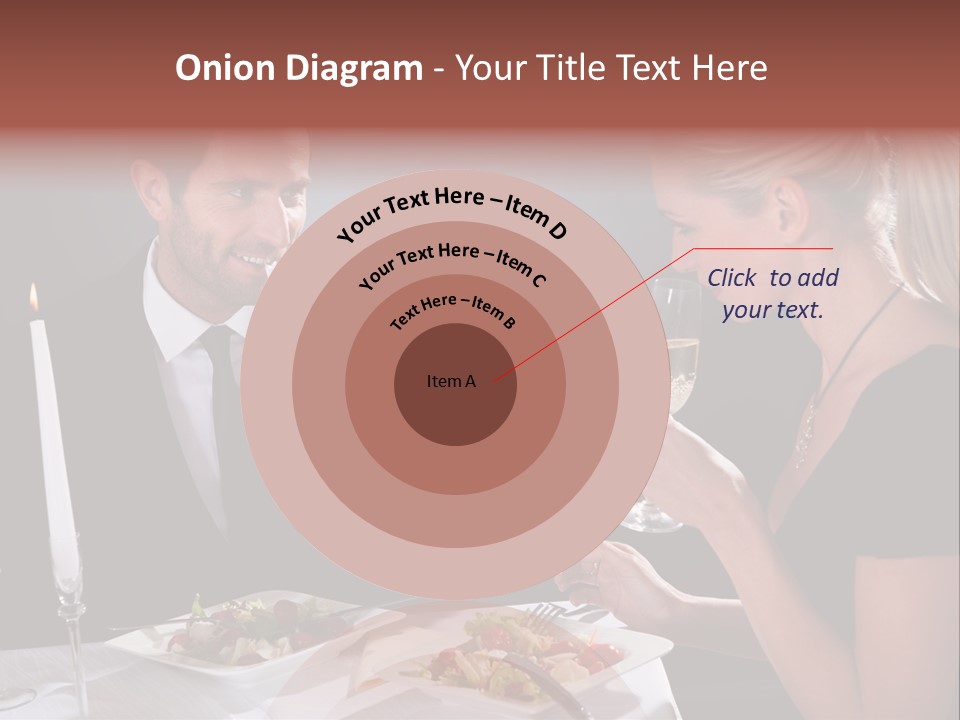 Champagne Celebration Dining PowerPoint Template