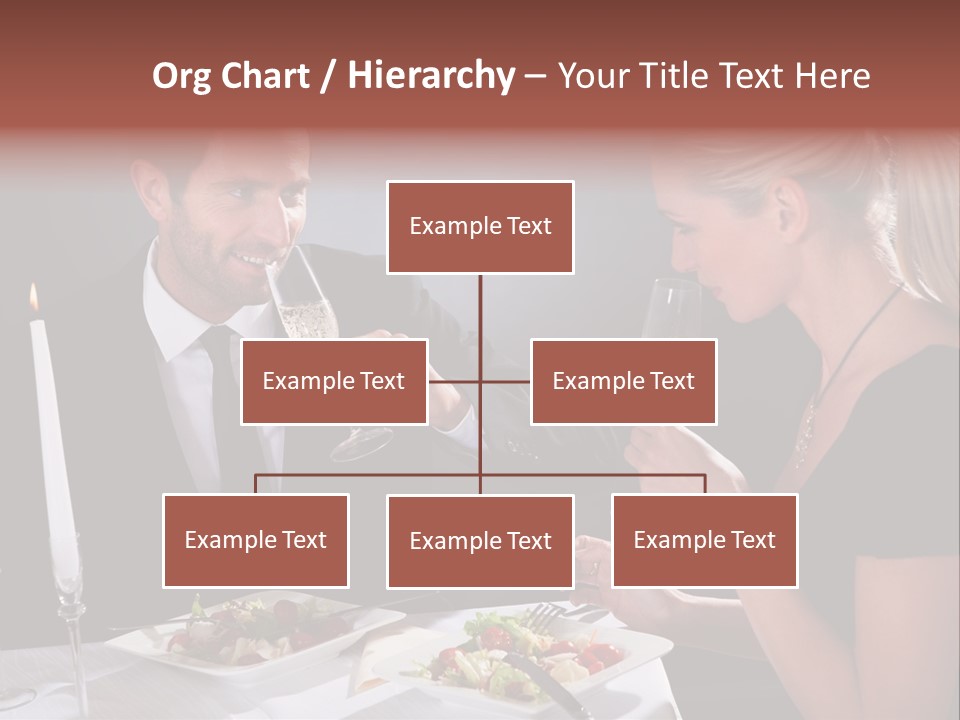 Champagne Celebration Dining PowerPoint Template