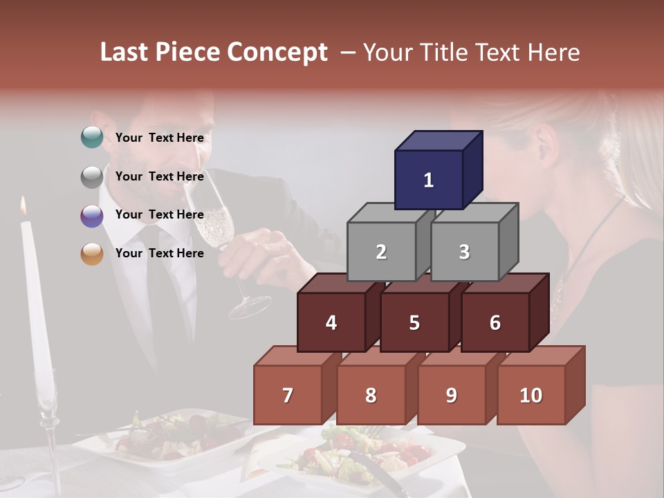 Champagne Celebration Dining PowerPoint Template