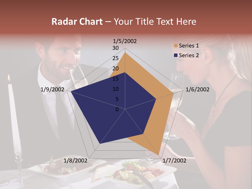 Champagne Celebration Dining PowerPoint Template