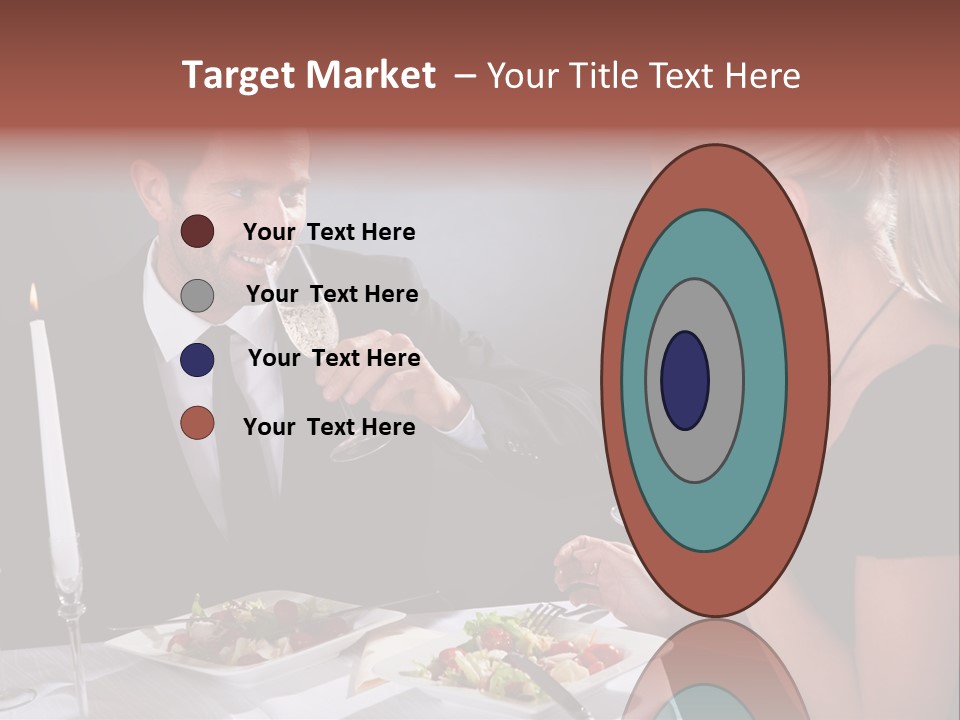 Champagne Celebration Dining PowerPoint Template