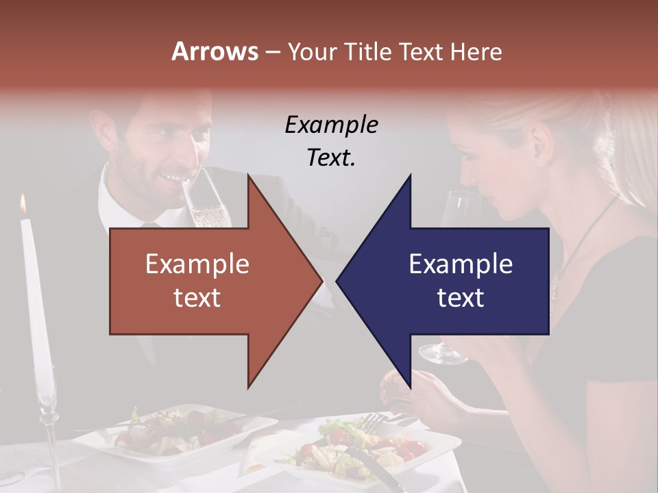 Champagne Celebration Dining PowerPoint Template