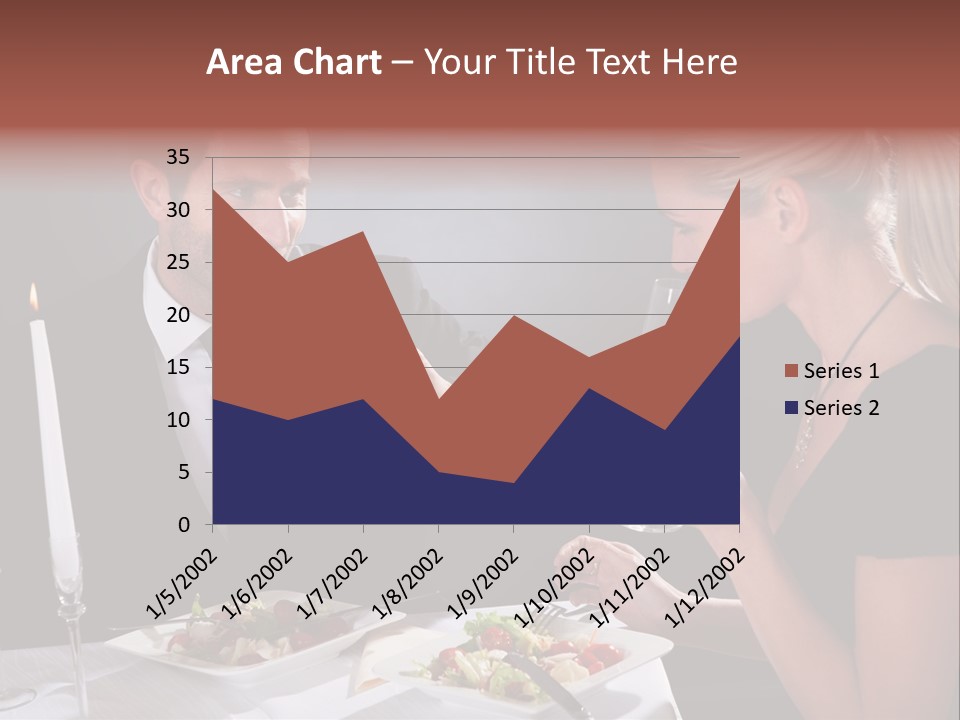 Champagne Celebration Dining PowerPoint Template