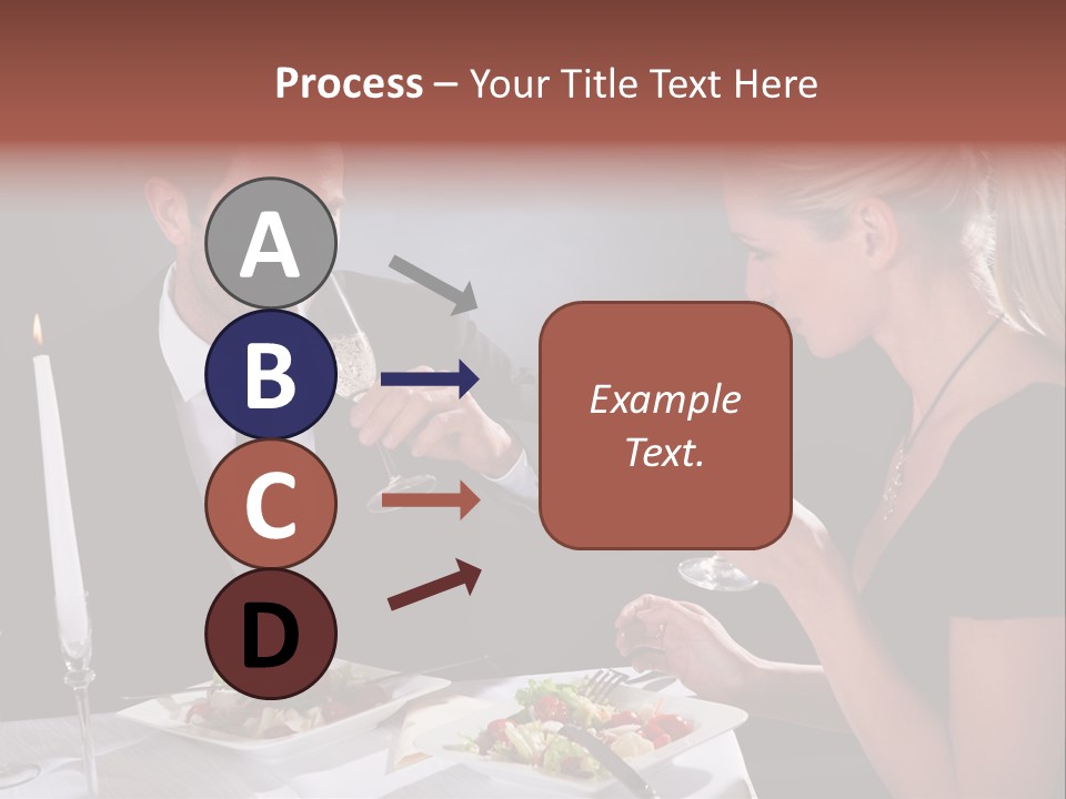 Champagne Celebration Dining PowerPoint Template