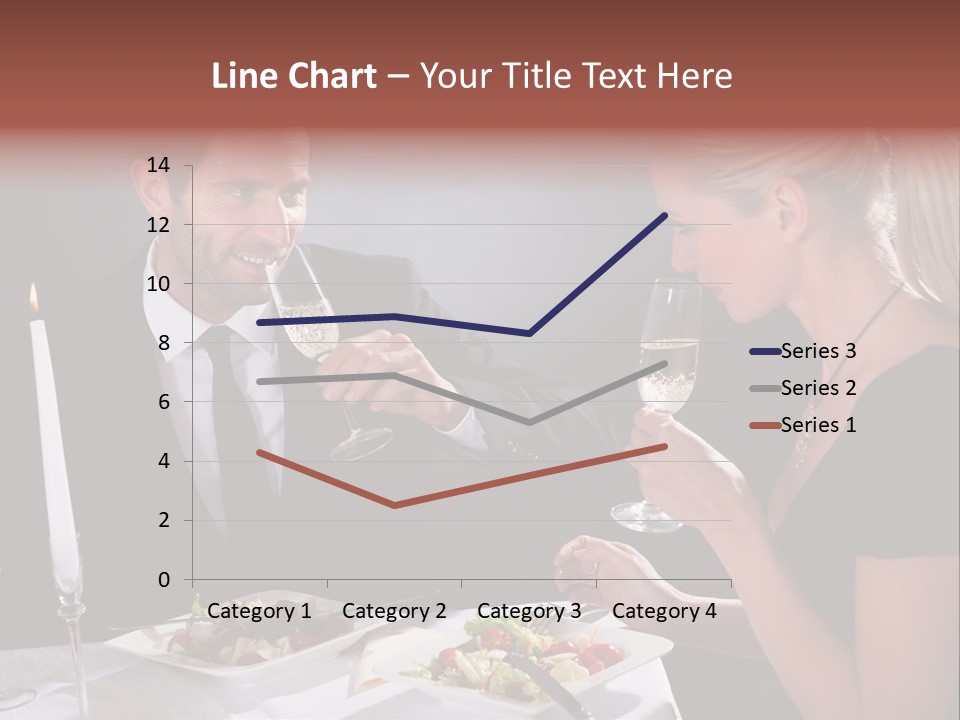 Champagne Celebration Dining PowerPoint Template