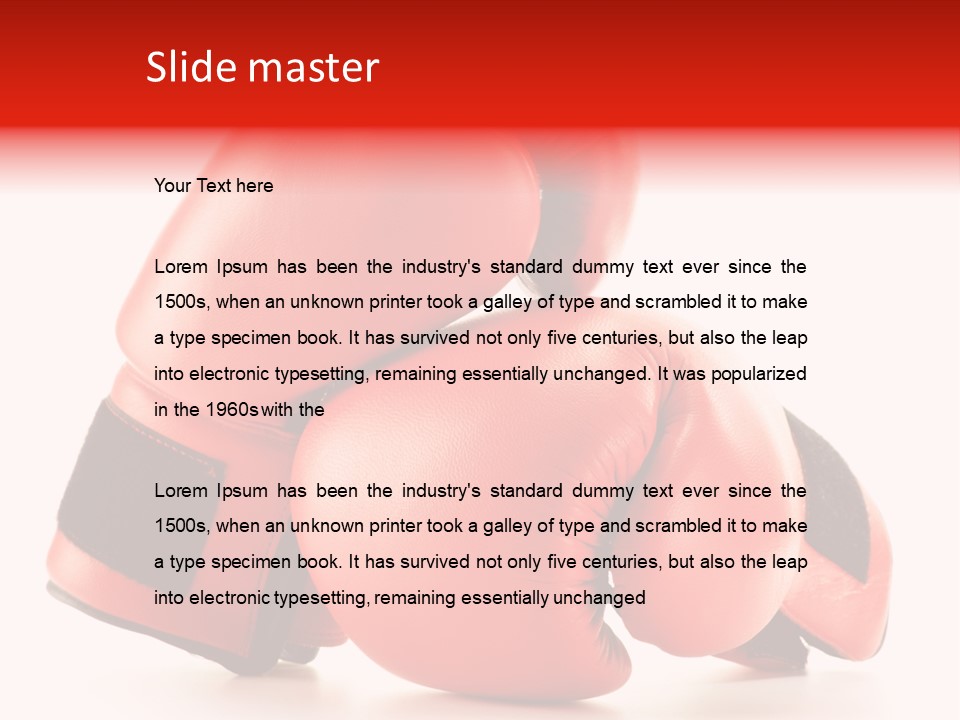 Winning Championship Match PowerPoint Template