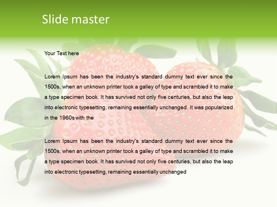 Raw Refreshment Part PowerPoint Template