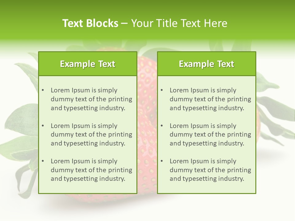 Raw Refreshment Part PowerPoint Template