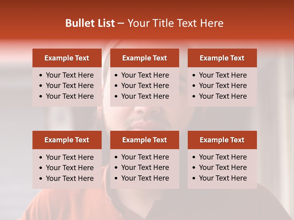 Islamic Head Smile PowerPoint Template