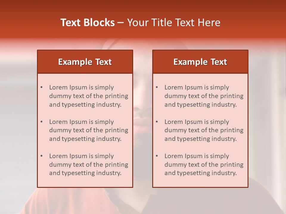 Islamic Head Smile PowerPoint Template