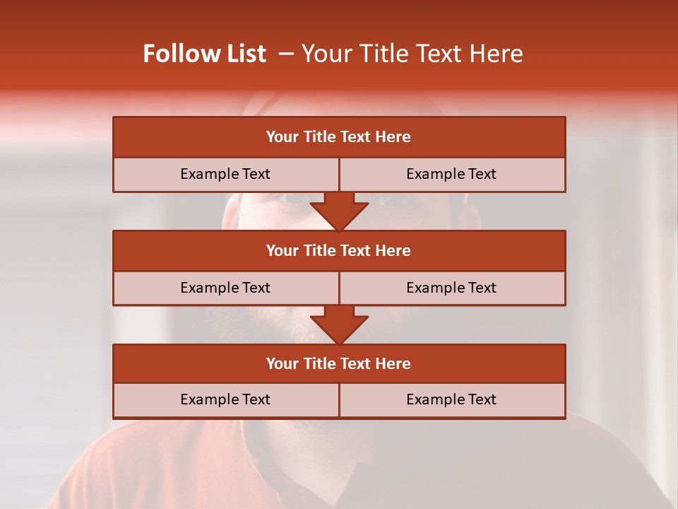 Islamic Head Smile PowerPoint Template