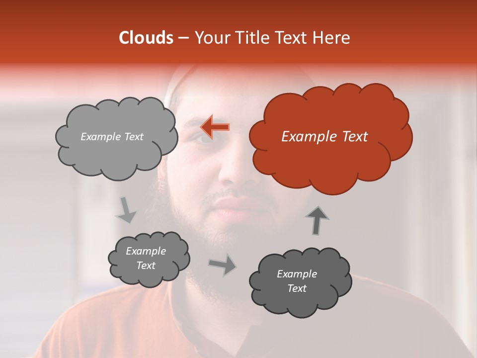 Islamic Head Smile PowerPoint Template