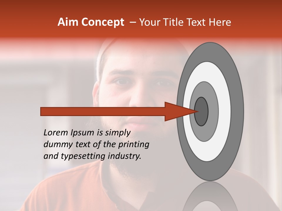 Islamic Head Smile PowerPoint Template