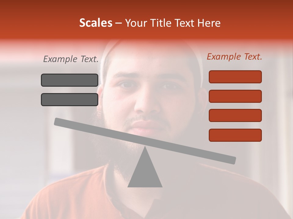 Islamic Head Smile PowerPoint Template
