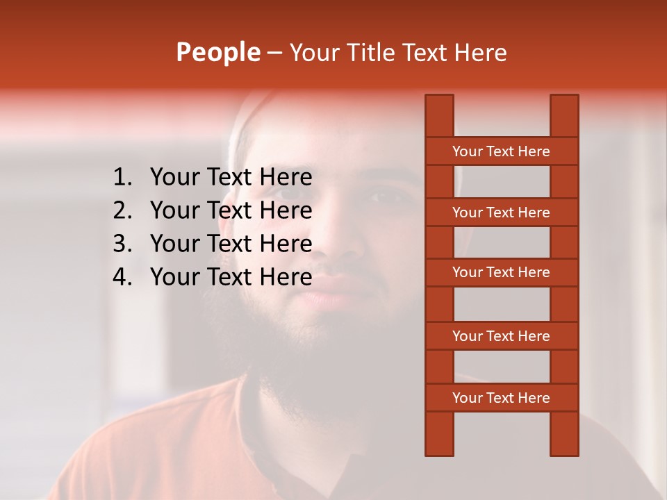 Islamic Head Smile PowerPoint Template