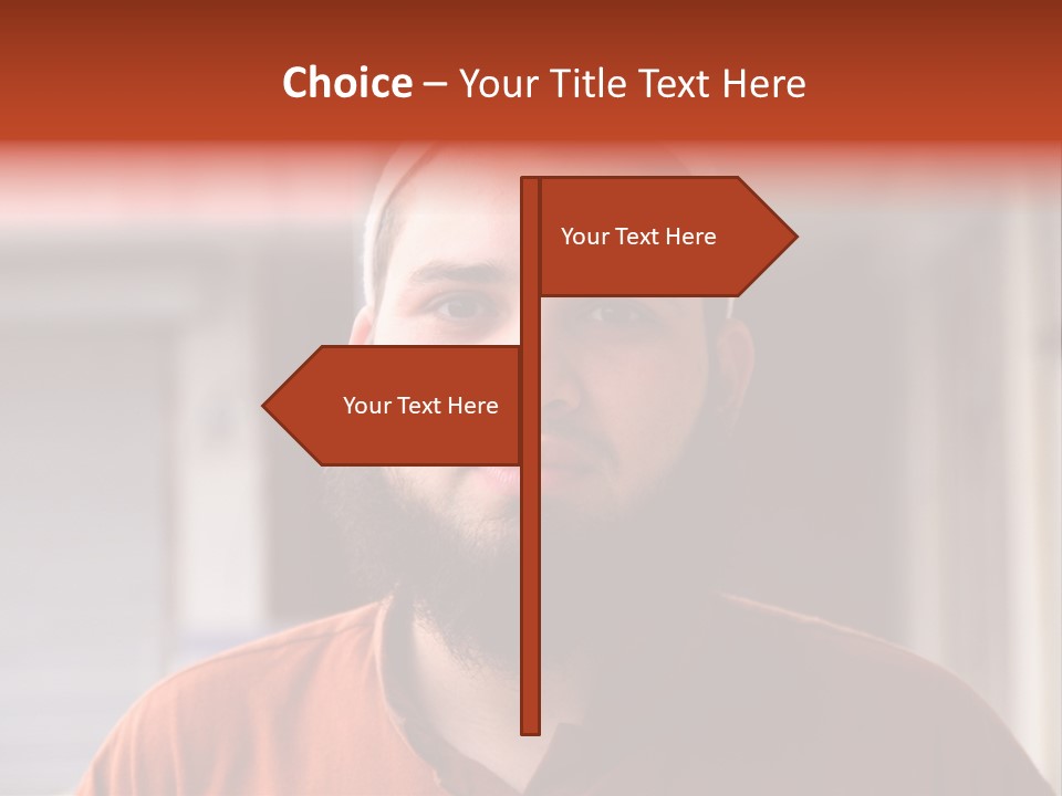Islamic Head Smile PowerPoint Template