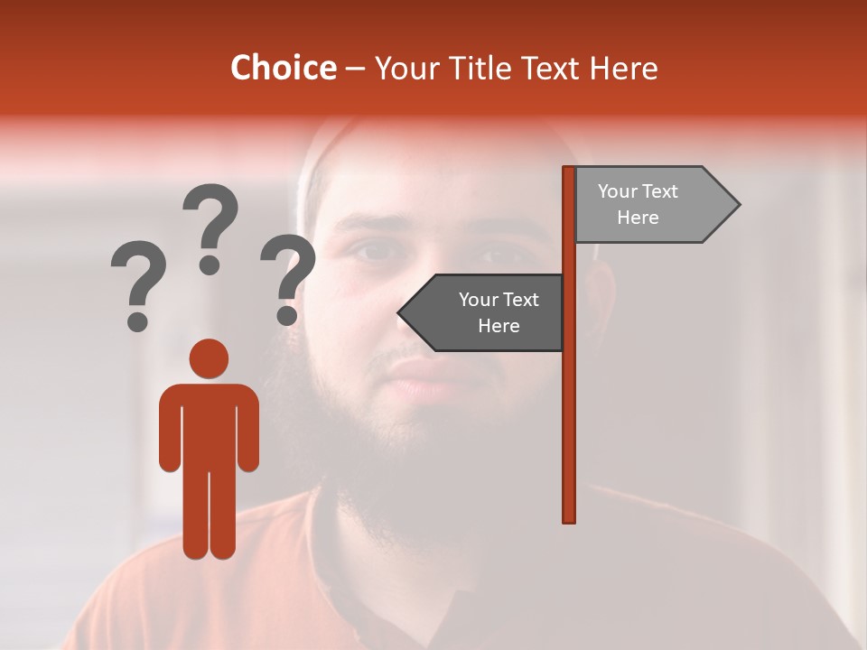 Islamic Head Smile PowerPoint Template