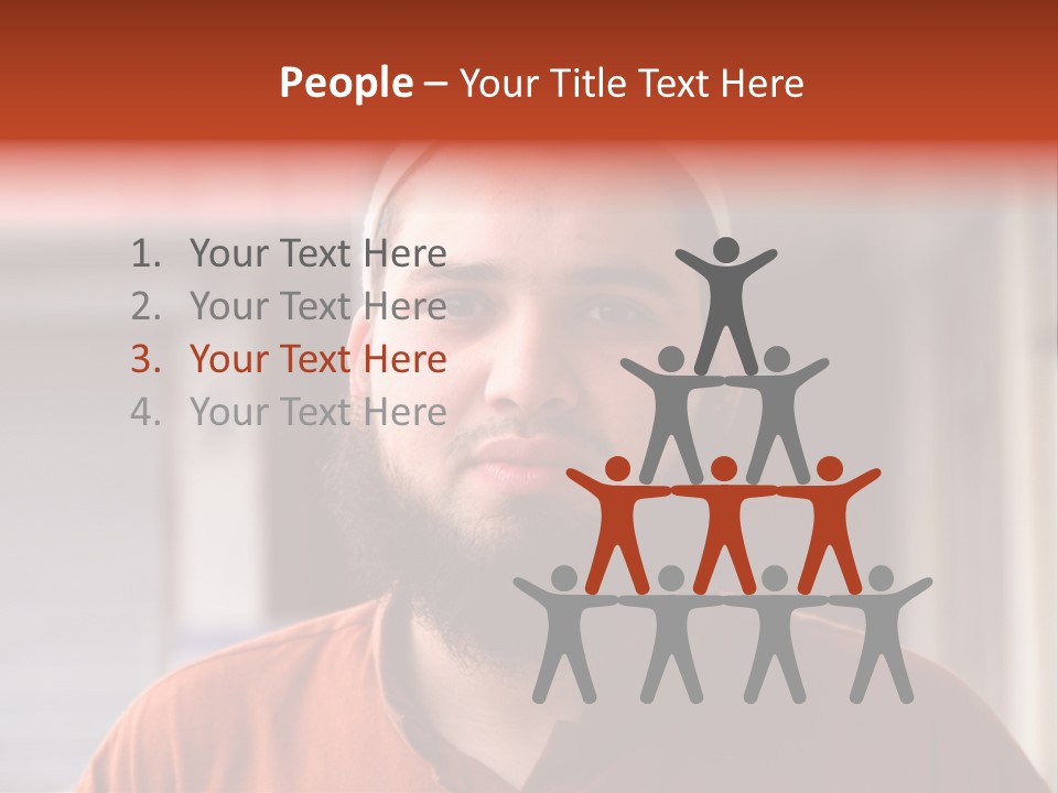 Islamic Head Smile PowerPoint Template