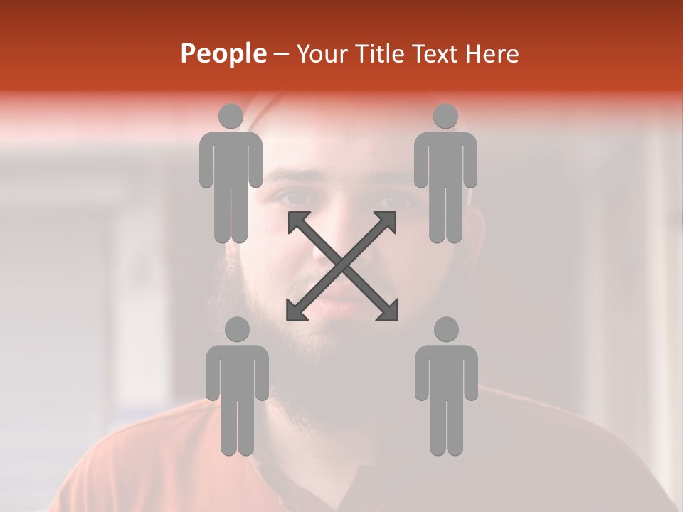 Islamic Head Smile PowerPoint Template