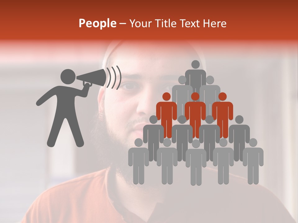 Islamic Head Smile PowerPoint Template