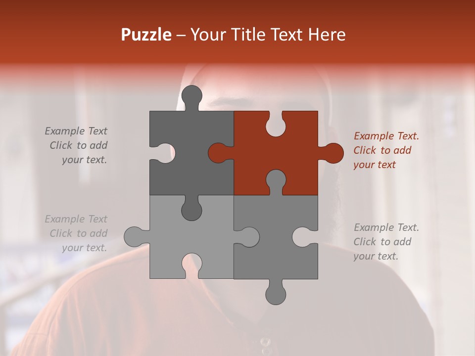 Arab Beauty Closeup PowerPoint Template