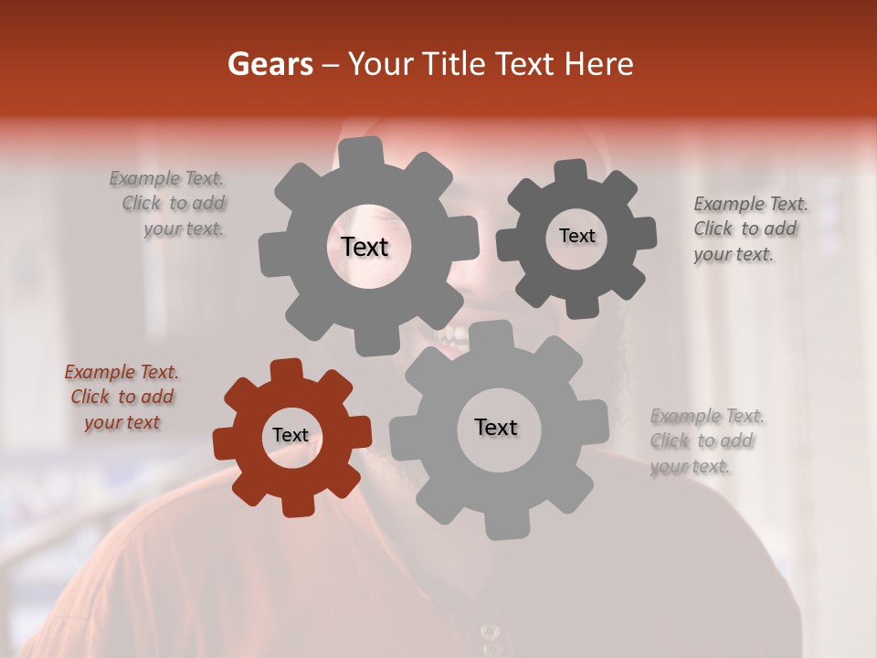 Arab Beauty Closeup PowerPoint Template