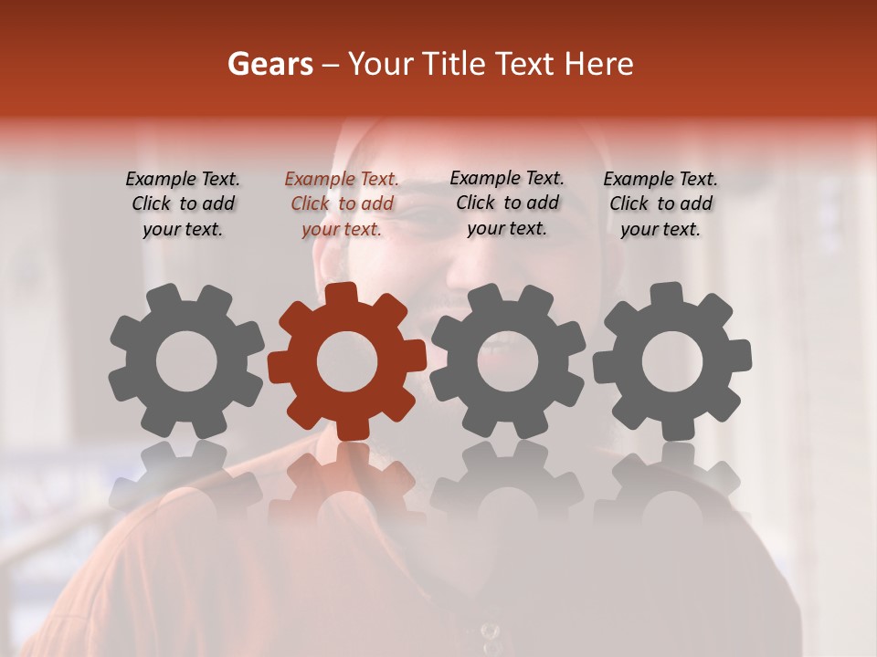 Arab Beauty Closeup PowerPoint Template