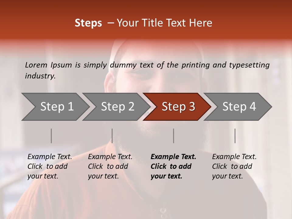 Arab Beauty Closeup PowerPoint Template