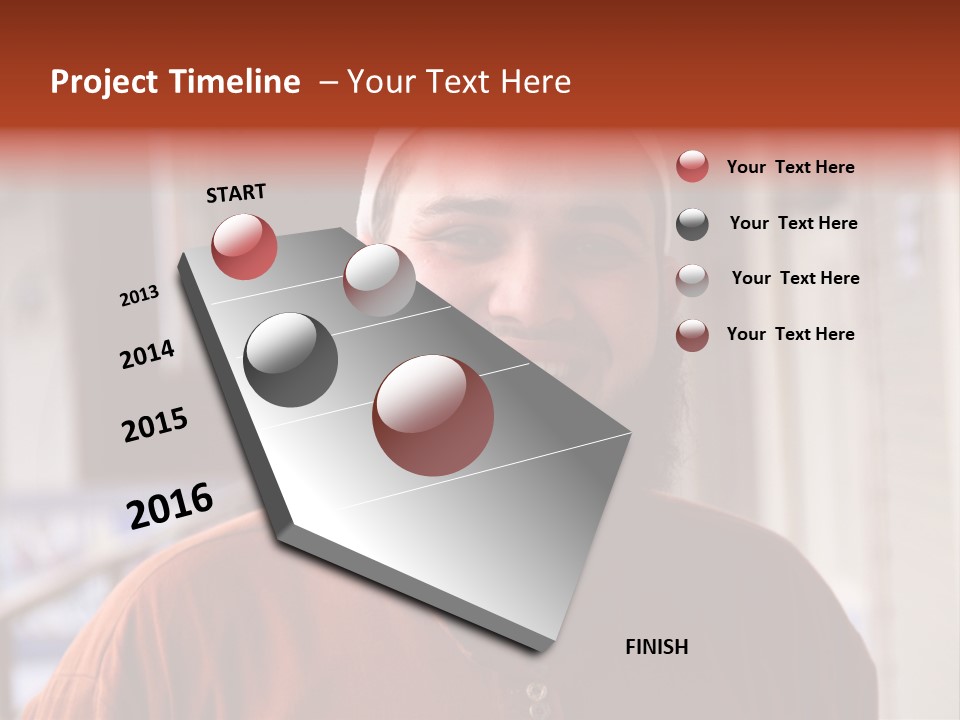 Arab Beauty Closeup PowerPoint Template