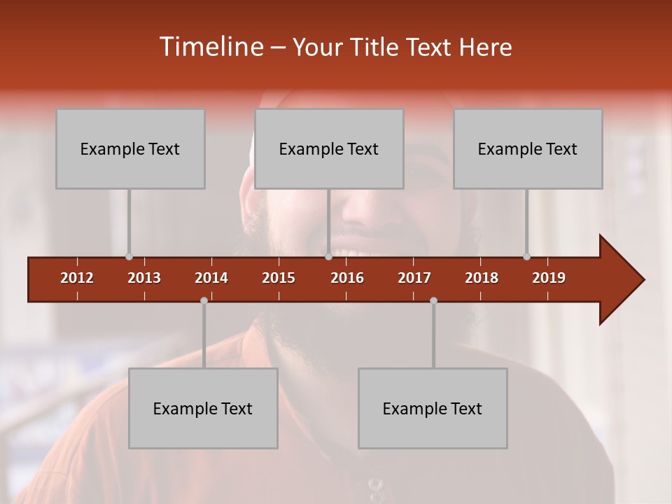 Arab Beauty Closeup PowerPoint Template