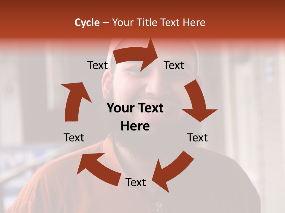 Arab Beauty Closeup PowerPoint Template