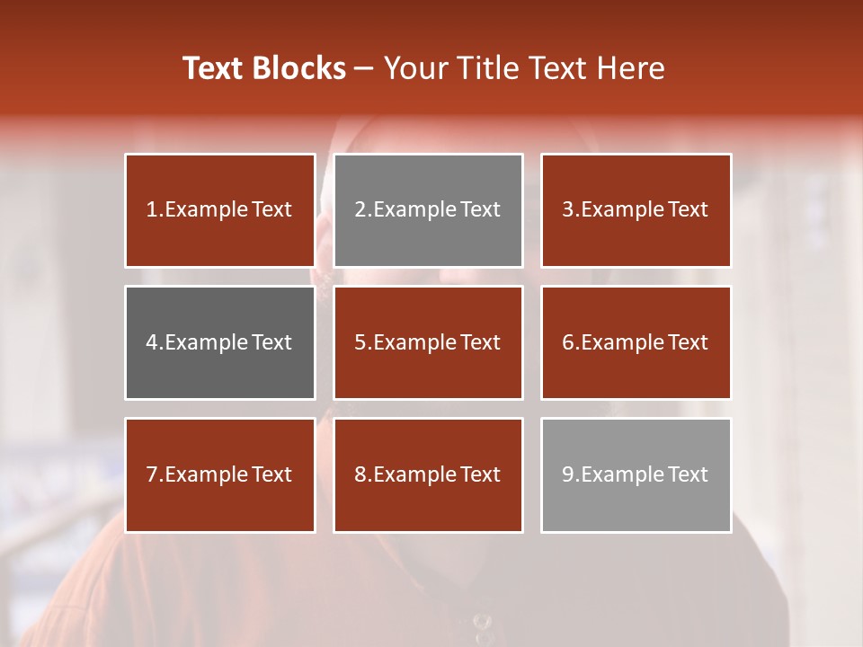 Arab Beauty Closeup PowerPoint Template