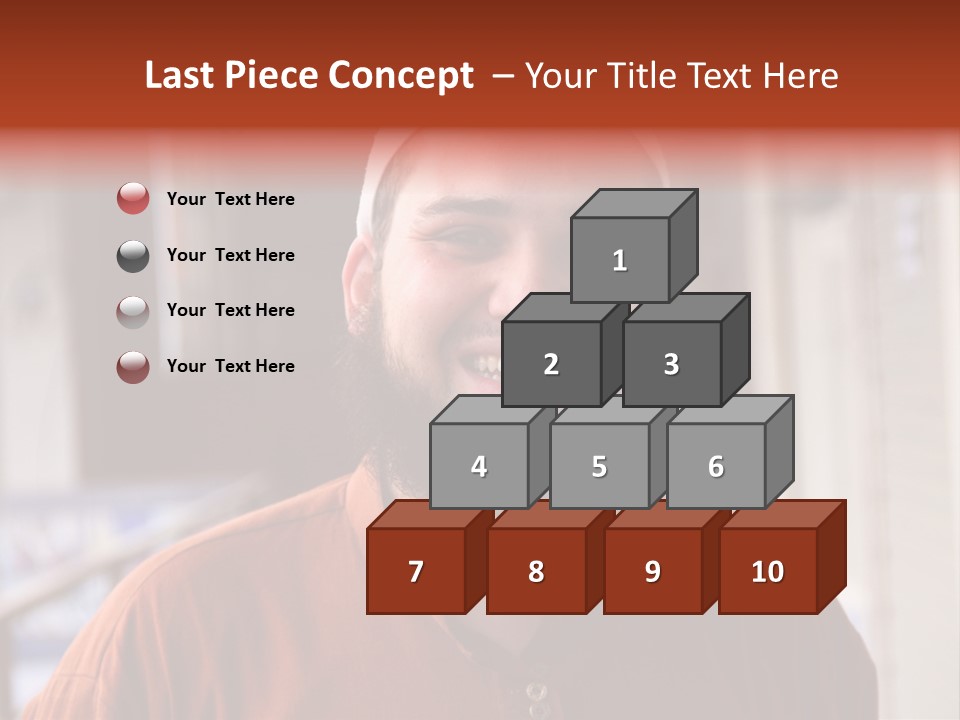 Arab Beauty Closeup PowerPoint Template